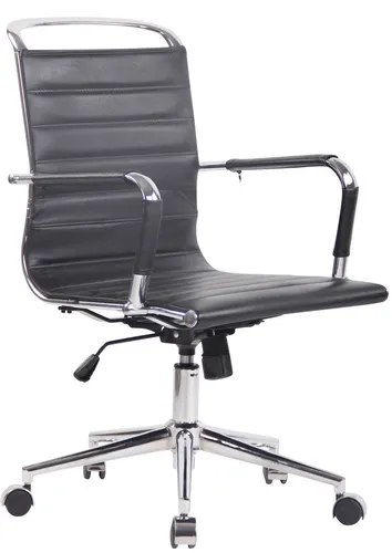 CLP Drehstuhl Barton, Schwarz, Textil, 57x93x62 cm - Klassischer Bürostuhl Barton - modern und komfortabel! Mit stufenlos verstellbarer Sitzhöhe und Wippmechanismus für optimale Bewegungsfreiheit. Das stabile Metallgestell und die Leichtlaufrollen sorgen für Flexibilität im Büro.