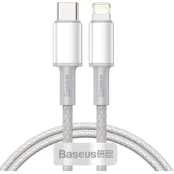 Baseus Usb Type C Kabel - Iphone Fast Charging Power Delivery 20 W 1 M Weiß