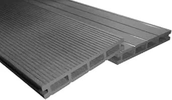 Endorphin® WPC Terrassendielen Komplettset 2-50m² Hellgrau - Mit Unterkonstruktion & Clips – WPC Dielen Wetterfest Und Pflegeleicht – Hohlkammerdiele Rutschfest – Dielenlänge 220cm (14qm)