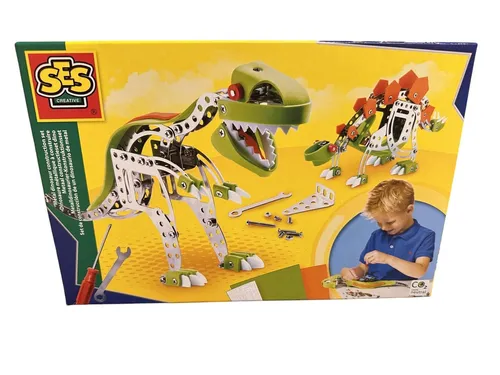 SES Creative 14958 | Metalldinosaurier Konstruktionsset Bastelset Bauset | NEU