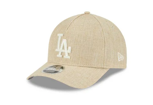 New Era 9Forty M-Crown Cap - WEAVE Los Angeles Dodgers Beige - Stylische Snapback Cap für Herren, perfekt für die Freizeit. Aus 100% Baumwolle gefertigt, bietet sie einen bequemen Sitz und ist ideal für den Sommer.