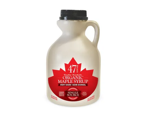 NORTH Sirup, 47 North Bio Kanadischer Ahornsirup Organic Maple Dark strong 500g 47