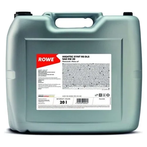Rowe HIGHTEC SYNT RS DLS SAE 5W-30 Motoröl von Rowe