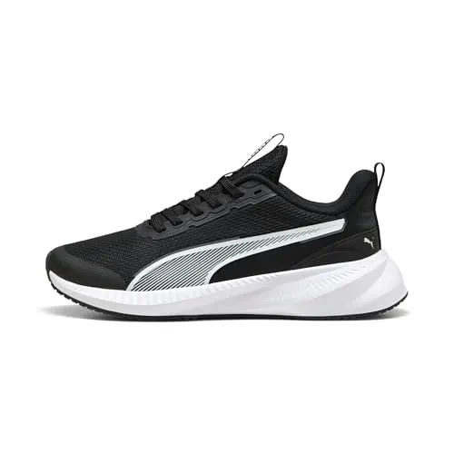 PUMA Flyer LITE 3 JR Sneaker, Black White, 38 EU - Outdoor Fitnessschuhe für Jungen, leicht und bequem für aktiven Spielspaß im Freien.