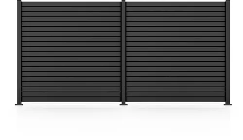 STAKET PRO Gartenzaun Rhombus Mini 180 cm - Komplettzaun aus pulverbeschichtetem Aluminium, ideal für stilvolle Abgrenzungen im Garten. Inklusive 3 Pfosten und 40 Rhombuspaneelen, einfach selbst zu montieren.