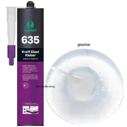 Ramsauer 635 Kraft Elast 1K Hybrid Kleber 300g Kartusche glasklar