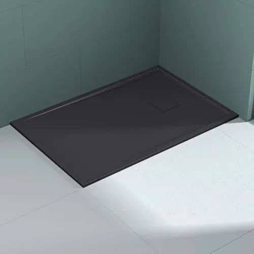 Produktbild Mai & Mai Mineralguss Duschwanne 80x120cm Superflach in Anthrazit