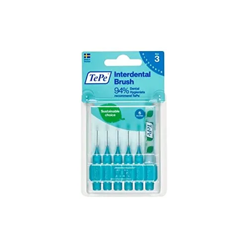 TePe Interdentalbürsten X-soft hellgelb, 0.7 mm, 8 Stück