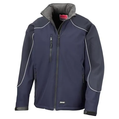 Result Ergebnis r118 a Softshell Ice Fell Kapuzenjacke 3XL Navy/Navy