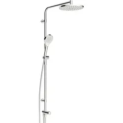 Kopfbrause-Set VIVA 4418 Chrom - Brausegarnituren mit 3 Strahlarten, inklusive Massage- und Regenstrahl für ein individuelles Duscherlebnis. Hochwertige Chrom-Oberfläche und flexible Montageoptionen.