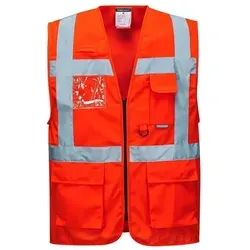 PORTWEST Warnweste Executive Berlin Kl. 2 in rot von Portwest