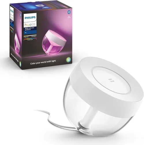 Philips Hue White Col. Amb. LED-Tischleuchte Iris in weiß von Philips