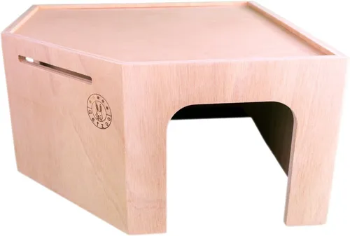 Getzoo Meerschweinchenhaus für artgerechte Haltung - Tierhäuser für Meerschweinchen, mit zwei separierten Eingängen und optimaler Luftzirkulation für ein harmonisches Zuhause.