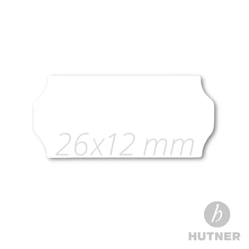 Preisetiketten Auszeichner Etiketten 26x12mm weiß 15000