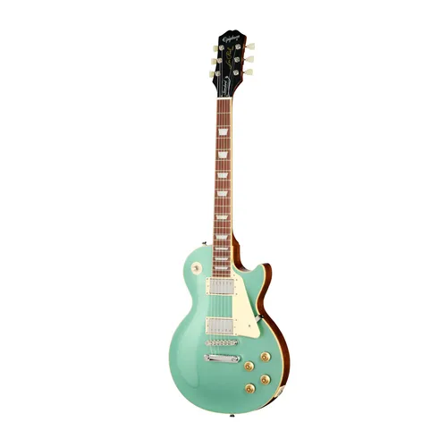 Epiphone Les Paul Standard 50s Inverness Green - Gitarren, inspiriert von der Gibson Collection, mit hochwertiger Ahorn- und Mahagonikonstruktion sowie Epiphone Probucker Tonabnehmern für einen kraftvollen Klang. Inklusive Gigbag.