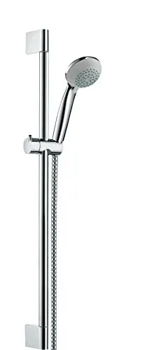 Hansgrohe Brausestangenset Crometta – Komplettset für Ihr Badezimmer - Brausegarnituren mit Handbrause, Brausestange und Brauseschlauch – für ein luxuriöses Duscherlebnis und optimale Flexibilität.