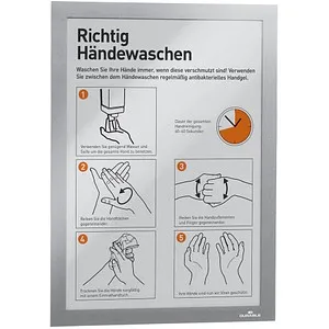 DURABLE DURAFRAME MAGNETIC A4 in silber von DURABLE