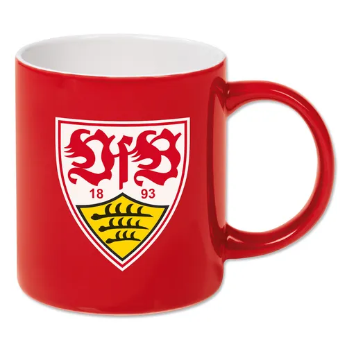 VfB Stuttgart Kaffeebecher Wappen rot