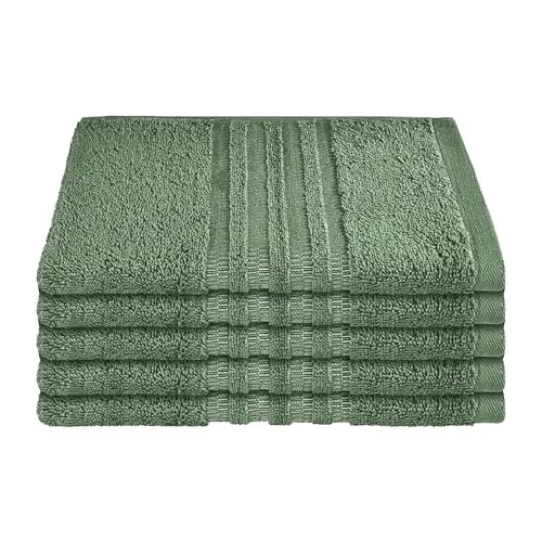 Schiesser Gästetuchset Milano in grün von Schiesser