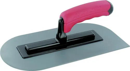 Edelputzkelle Kunststoff Glättekelle ovale Form Glätter Maurerkelle