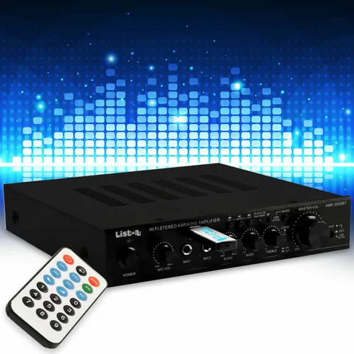 Hifi Receiver Verstärker mit Bluetooth & USB