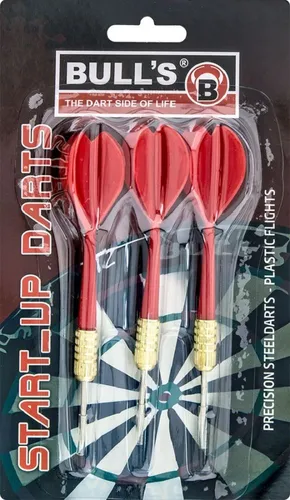 BULL'S Start UP Steel Dart, blau, gelb oder rot
