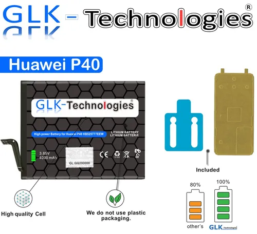 GLK für Original Huawei Akku HB525777EEW P40 4000mAh Ohne Set NEU
