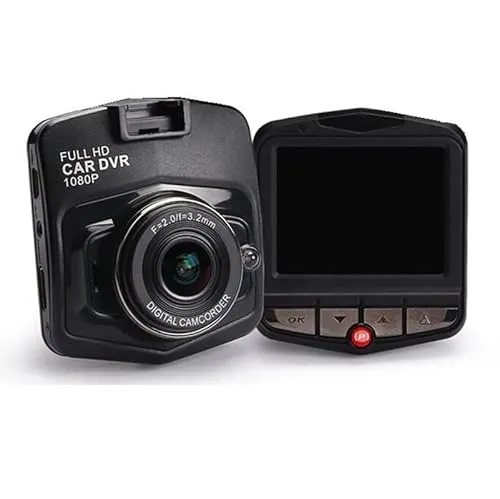 Autokamera videoCAR D100 HDWR/Dashcam Auto vorne hinten, Full HD, Parküberwachung, Loop Aufnahme, Frontkamera und Rückkamera