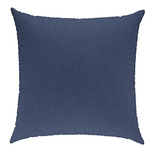 sunnypillow Palettenkissen mit abnehmbarem Bezug Kaltschaum Palettenauflage Palettenpolster Palettensofa Sitzkissen Rückenlehne Indoor Outdoor Kissen 40x40cm Blau