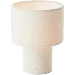 LeGer Home by Lena Gercke Tischleuchte Debora - Nachttischleuchte aus hochwertigem Teddy-Stoff, sorgt für eine warme Atmosphäre und ermöglicht individuelle Lichtgestaltungen mit E27-Fassung.