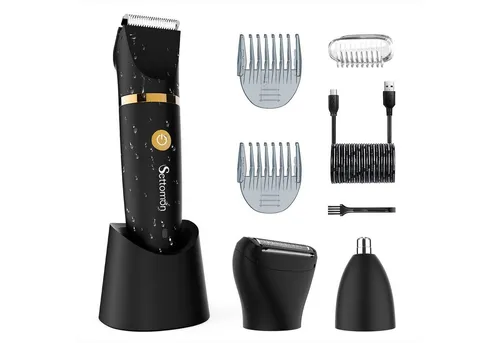 Scttomon Elektrokörperrasierer RFC-2018, 3-in-1 Trimmer