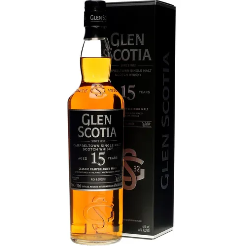 Glen Scotia 15 Years Old Whisky mit Geschenkverpackung