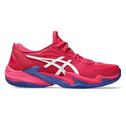 ASICS Damen Court FF 3 Clay Sneaker, Bright Rose White, 41.5 EU