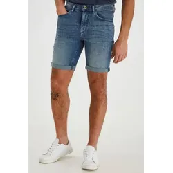 Blend Jeansshorts BHLuke Stilvolle 5-Pocket-Jeansshorts mit leichten Destroyed-Effekten blau S