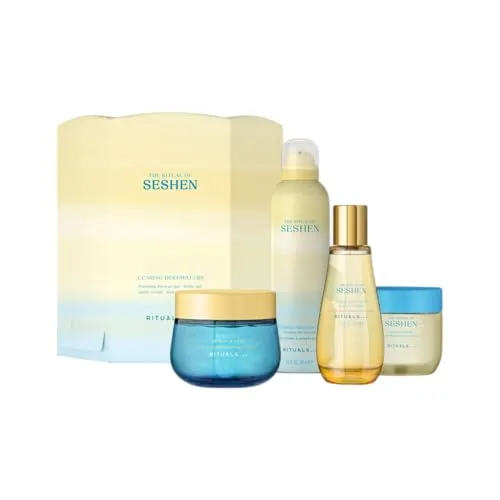 RITUALS The Ritual of Seshen Geschenkset – Körperpflege - Entdecken Sie das exquisite The Ritual of Seshen Geschenkset mit Körpergel, Peeling, Duschschaum und Spray. Ideal für eine erfrischende Pflege und ein luxuriöses Duscherlebnis. Perfekt für einen täglichen Frischekick.