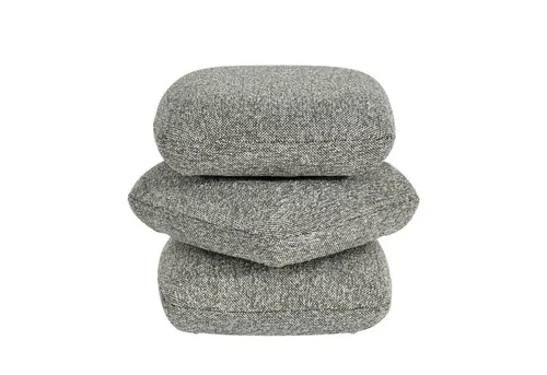 Duhome Hocker (9272D1), Bouclé Stoff, 360° Drehbar, Modern