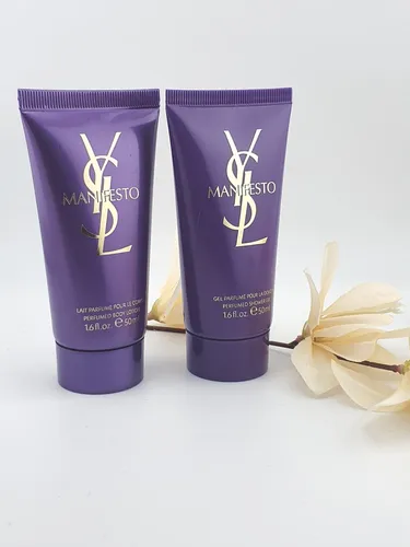 Yves Saint Laurent - YSL Manifesto Duschgel & Bodylotion Set - Luxuriöses Set mit je 50 ml Duschgel und Bodylotion, ideal für die tägliche Pflege und Verwöhnmomente. Perfekt für unterwegs oder als Geschenk.