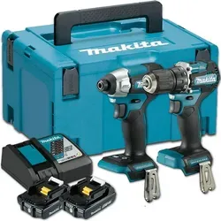 Makita Kombiset Li-Ion 18V LXT DDF487+DTD157 2*2.0Ah