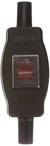 InterBär Schnurschalter 9002-004.01 16A - Sonstige Elektroinstallationsartikel, 2 x Aus/Ein für einfache Steuerung von Geräten, ideal für Haushalt und Büro, hohe Strombelastbarkeit und einfache Montage.