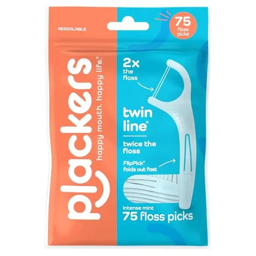 Placker Twin-Line Advance-Reinigung, 75 Einheiten von Plackers