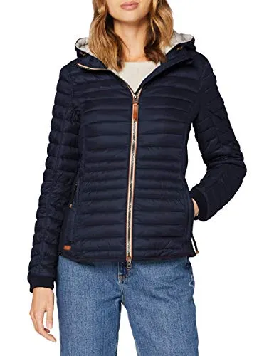 camel active Damen Steppjacke mit abnehmbarer Kapuze - Funktionsjacken aus 100% recyceltem Polyamid, daunenfrei und ideal für alle Jahreszeiten mit hervorragender Wärmeeigenschaft dank recycelter Fibrefill-Füllung.