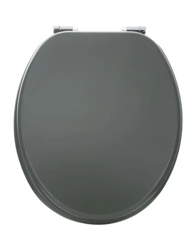 VEROSAN MDF WC-Sitz FINE anthrazit mit Softclose - Moderner MDF WC-Sitz FINE anthrazit mit Hochglanzoberfläche. Antibakteriell und wasserabweisend, belastbar bis 175 kg. Inkl. Befestigungsmaterial für einfache Montage und Softclose-Funktion für geräuschloses Schließen.