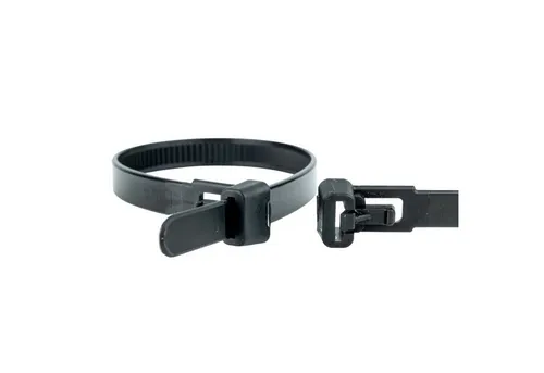 Wiederlösbare Kabelbinder 150 x 7,6 mm schwarz – 1000 Stück - Praktische Packung mit 1000 wiederlösbaren Kabelbindern (150 x 7,6 mm) in Schwarz. Ideal für vielseitige Anwendungen, robust und leicht zu handhaben, perfekt für Kabelmanagement und Befestigungen.