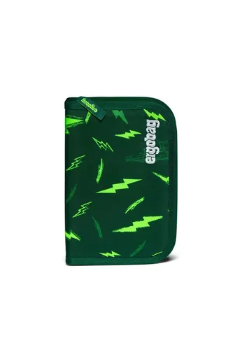 ergobag Federmäppchen Set 22-teilig - mit Lyra Buntstiften, Stundenplan-Fach und Kleingeldfach, nachhaltig aus recycelten Materialien und ideal für Schulanfänger