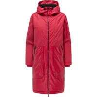 Navahoo Damen Parka Übergangsjacke mit Kapuze - Vielseitiger Damenparka mit elegantem Design und praktischen Details. Wasserabweisend, mit weichem Fleece gefütterter Kapuze und flexibler Bewegungsfreiheit durch 2-Wege-Reißverschluss. Ideal für wechselhaftes Wetter.