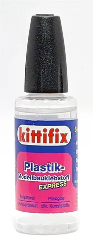 Kittifix Plastic Modellbauklebstoff Express, 26g Flasche - Kf5000454 - OVP