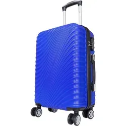 Kleiner Handgepäck Reisekoffer Padua 40 L Hartschale Trolley blau