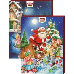Rosengarten Bio Schokoladen Adventskalender - Adventskalender mit 75g hochwertiger Bio Vollmilchschokolade, traditionell hergestellt für einen zarten Schmelz, ohne Emulgatoren – die perfekte süße Vorfreude auf Weihnachten!