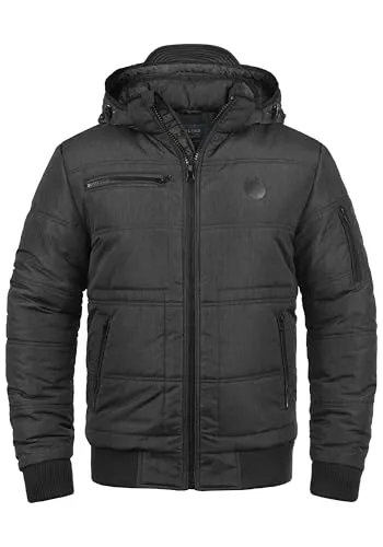 Blend BHBoris Herren Winterjacke - Gefütterte Steppjacke mit Abnehmbarer Kapuze - Funktionsjacken - Hochwertige, warme und nachhaltige Jacke mit abnehmbarer Kapuze und vielen praktischen Taschen für jeden Anlass.