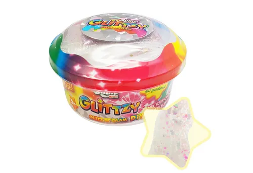 Slimy® Knete Glittzy DIY (1-tlg), Glitzerschleim zum Selbermischen